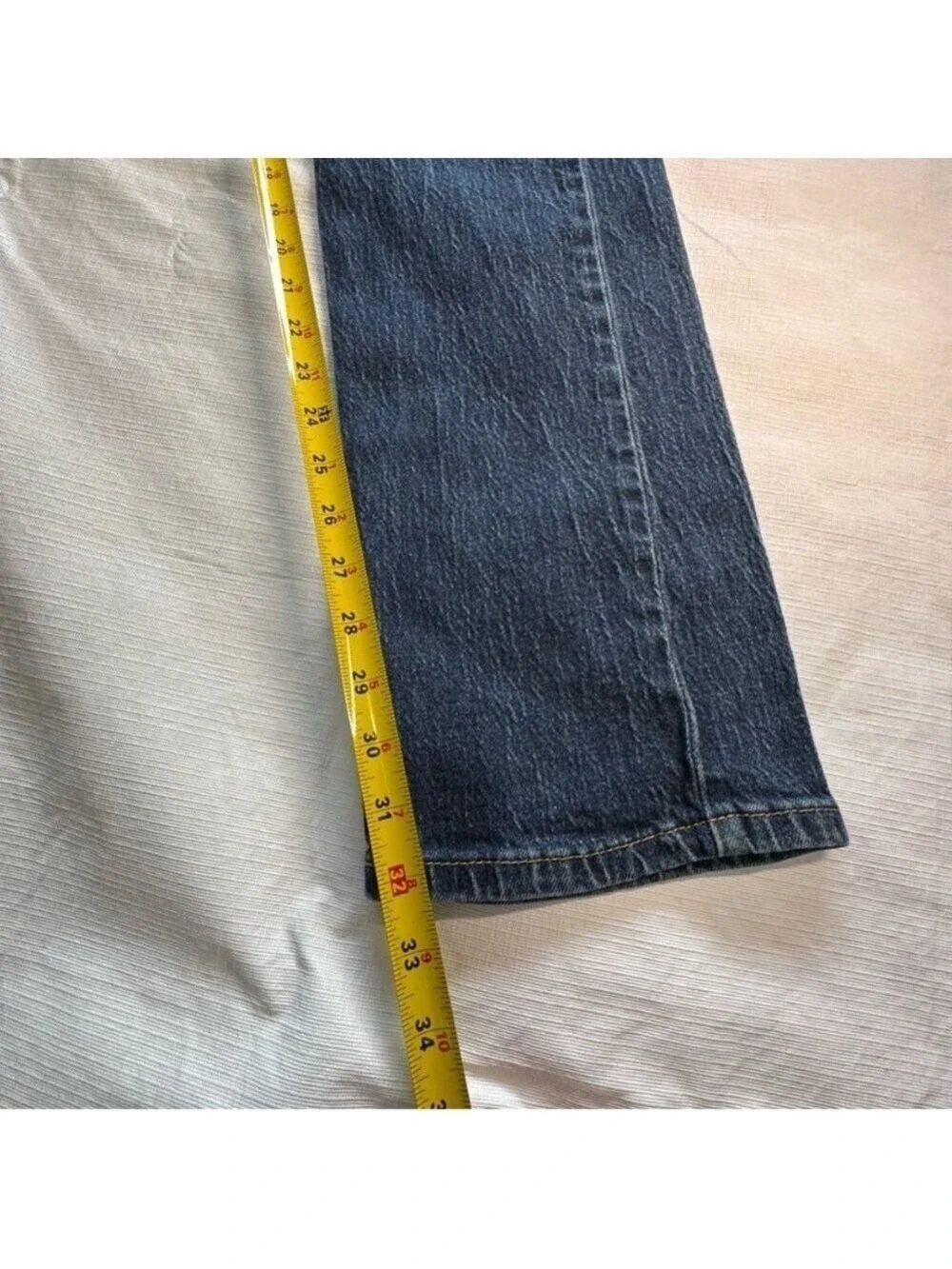 Levi's 505 Men's Straight Jeans - Indigo Blue Size 32